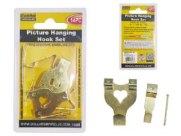24 Pieces PICTURE HANGING HOOK 14-Piece SET 6 ASSorted SIZEs - Hooks