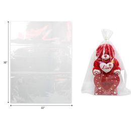 500 Pieces 22"x30" Clear Bag - Valentine Gift Bag's