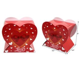 60 Pieces 9x9x6" Valentine Heart Box - Valentine Decorations