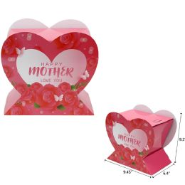 60 Pieces 9.5"x9.2"x6.4" Mother's Day Gift Box - Valentine Decorations