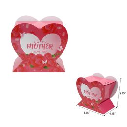 96 Pieces 5.9"x6.4"x4.2" Mother's Day Gift Box - Valentine Decorations