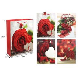 72 Pieces 16.5"x21.7"x6.5" Valentine Day Gift Bag - Valentine Gift Bag's