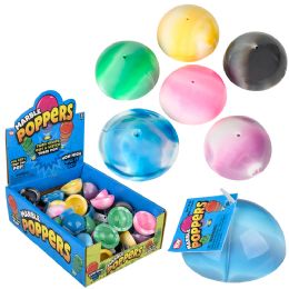 576 pieces 1.75" Marble Poppers - Bulk Novelty Prizes