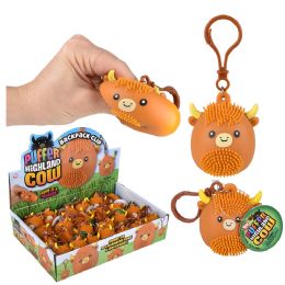 288 pieces 2" Puffer Highland Cow - Bulk Novelty Prizes