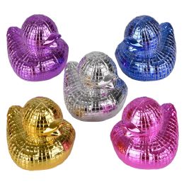 288 pieces 2" Disco Ball Chrome Duckies - Bulk Novelty Prizes