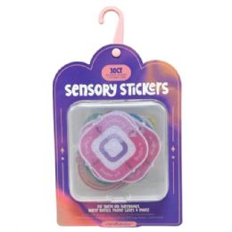48 pieces Mindfulness 30 Count Novel Sensory Stickers In Reusable Storage - Stickers