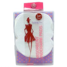 16 pieces Fashion Diva 12 Count Absorbet Underarm Pads In Plastic Storage - Feminine Care