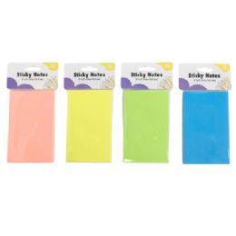 36 pieces Sticky Notes Neon 3x5 100sheet 4ast Color Pbh - Sticky Note & Notepads