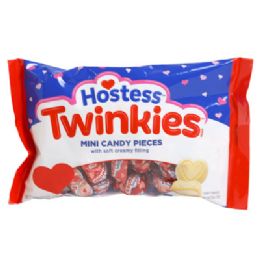 18 pieces Twinkies Hearts 3.4 Oz Mesh Bag In Counter Dsiplay - Food & Beverage