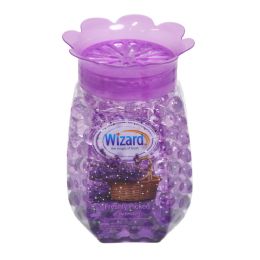 24 of Wizard Crystal Beads 12oz Freshley Picked Lavender Air Freshener Jar
