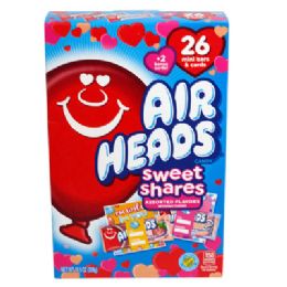12 pieces Airheads Mint Bars In 26 Valentine Exchange Boxes With Cards Pdq - Food & Beverage