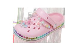 Wholesale Footwear Toddler Girl Gummy Charm Clog 12 P/c (5-10)