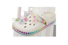 Wholesale Footwear Little Girl Gummy Charm Clog 12 P/c (11-3)