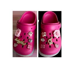 Wholesale Footwear Little Girl Charm Clog 12 P/c (11-3)