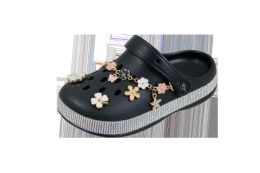Wholesale Footwear Little Girl Charm Clog 12 P/c (11-3)