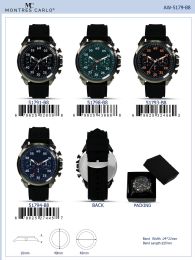 12 pieces Men's Watch - 51791-B8 assorted colors - Men's Watches