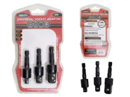 48 Pieces 3-Piece Universal Socket Adapter 1/4" 3/8" 1/2" - Chargers & Adapters