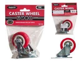 24 Pieces CASTER WHEEL 2" Diameter PLATE 2"X1.9" - Travel & Luggage Items