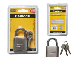 24 Pieces 40MM NICKEL PLATED PADLOCK with 3KEYS - Padlocks and Combination Locks