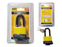 24 Pieces 40MM WEATHER PROOF LAMINATED PADLOCK 1.57" Long SHACK - Padlocks and Combination Locks