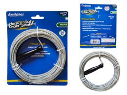 24 Pieces EXTRA LONG DRAIN SNAKE CLEANER 20FT 5MM - Hardware Miscellaneous
