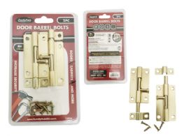 24 Pieces DOOR BARREL BOLT 2-Piece 4" Long - Hardware Miscellaneous