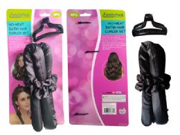24 Sets 4pc No Heat Hair Curler  - Hair Accessories