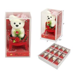192 Pieces 5" VALENTINE BEAR PVC GIFT BOX - Valentine Decorations