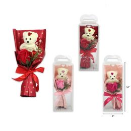 50 Pieces 10" Artificial Soap Flower - Valentine Decorations