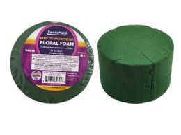 24 Pieces Green Round Floral Foam - Foam & Felt