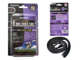 72 Pieces Bicycle Inner Tube - 18-Inch - Black - Biking