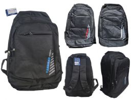 48 Pieces of Backpack 17x12x8" 2-Cup Holder 4-Pocket 4 Assorted