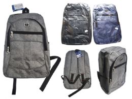 48 Pieces BACKPACK 16.5"X11"X5" With 2-CUP HOLDER 3-POCKET - Backpacks 16"