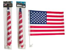 144 Sets 2pc USA Car Flag - Auto Accessories