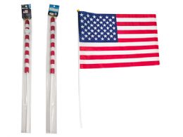 288 Wholesale 1pc USA Flag Large