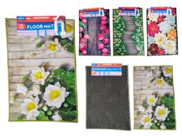 48 Pieces Floor Mat 40X60CM Floral Design Assorted - Mats