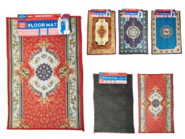 48 Pieces Ornate Persian-Style Floor Mat 40X60cm - Mats