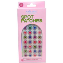 48 pieces Celavi 72 Piece Shapes Hydrocolloid Spot Treatment Patches - Skin Care