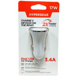 24 pieces Hypergear 3.4a Dual Usb Car Charger - Chargers & Adapters