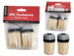 48 Pieces Toothpicks 2-Set 250-Piece Each 1.6' X3-inch - Toothpicks
