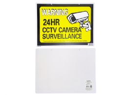 144 Wholesale CCTV Surveillance Signages Extra-thick