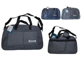 12 Pieces of Short Duffel Bag with Long Straps 
