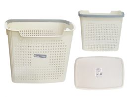 24 Pieces Beige Large Basket with Handle  - Baskets