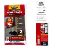 96 Packs 2pc Rat & Mouse Glue Trap - Pest Control