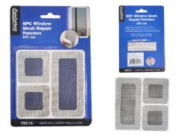 144 Packs 6pc Window Mesh Repair Patch  - Home Accessories
