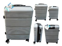 3pc Grey Hard Luggage 