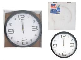 12 Pieces Round Wall Clock  - Hooks