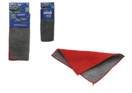 96 Pieces Microfiber Drying Towel Red Grey Color - Kitchen Towels