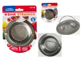 96 Wholesale STRAINER With HANDLE 4.3" Diameter STAILESS STEEL
