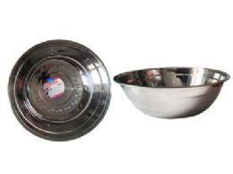 24 Wholesale BOWL STAINLESS STEEL 10.2" Diameter 1.2MM THICK